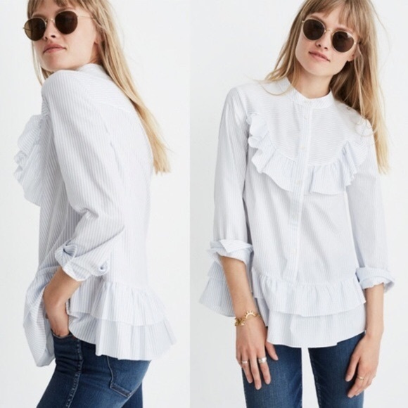 Madewell Tops - MADEWELL x KAREN WALKER - XS button up